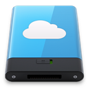Blue iDisk W icon